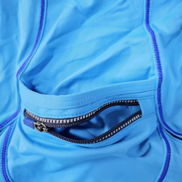 Athleta Blue Workout Running Yoga Tank Top Size Small - Picture 7 of 11